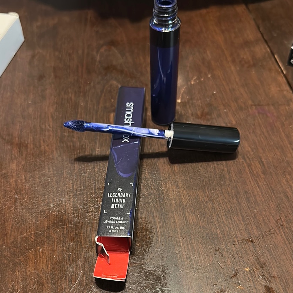 Smashbox Be Legendary Liquid Metal Lipstick - Deep Blue